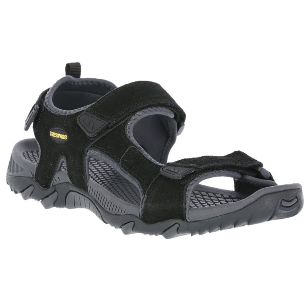 Trespass Mens Belay Walking Sandals / Black